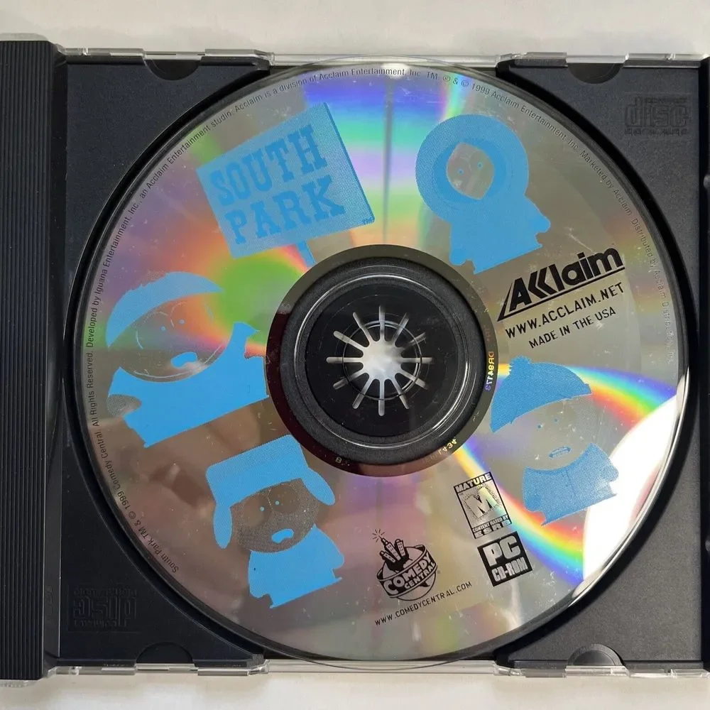 Comedy Central South Park Official PC Game Acclaim CD-ROM 1999